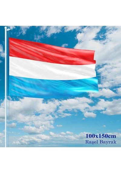 Luxemburg Bayrağı - 100x150 Cm 1 Metre X 1,5 Metre - Raşel Kumaş 1
