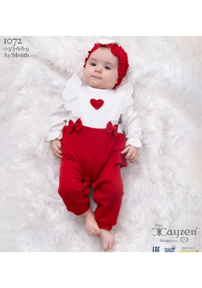 Cayzen Lottie Kalpli Kız Tulum 1072297 Kırmızı