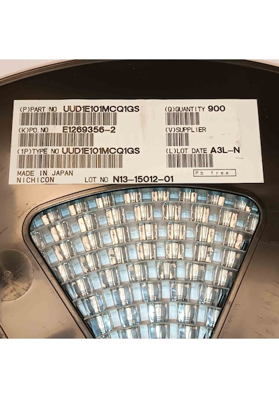 Uud1e101mcq1g 100mf 25v 6.3x7.7 Smd Kondansatör 50 Adet
