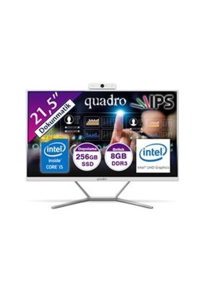 Quadro Stark Touch H8122-t45825 Ci5 4590s 3.0ghz 8gb 256gb 21.5" Dokunmatik Freedos Aıo Bilgisayar