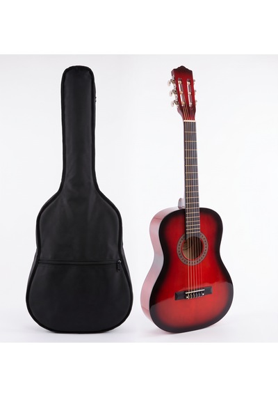 Manuel Raymond 7-10 Yaş Solak Gitar, Çocuk Gitarı, Klasik Gitar Mrc87lh Rb Kırmızı 1/2-3/4