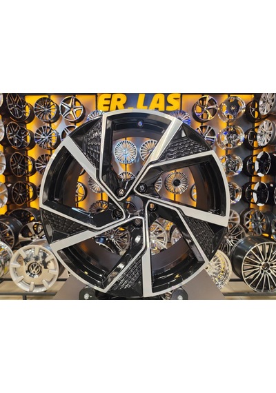 4 Adet Dy-739 8.5 19 5 112 Et35 Black Mack Jant Revize Edilmiş Takım