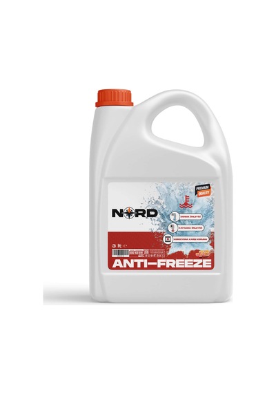 Nord Kırmızı Antifriz -72 C 3 L