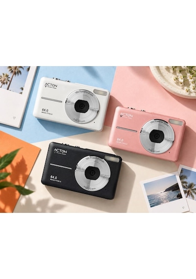 Acton Pixon Dijital Fotoğraf Makinesi (Acton Türkiye Karacasulu Garantili)