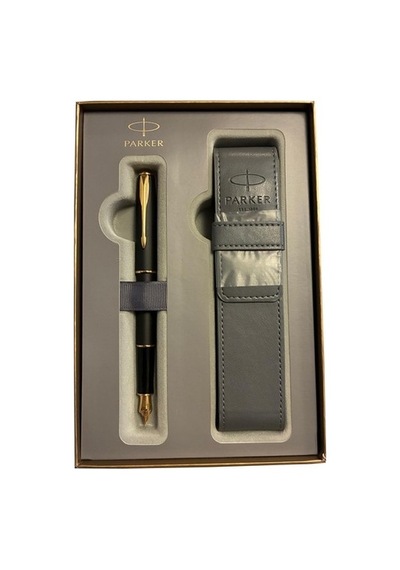 Parker Hediye Seti Sonnet Mat Siyah Dolmakalem + Kılıf Çok Renkli