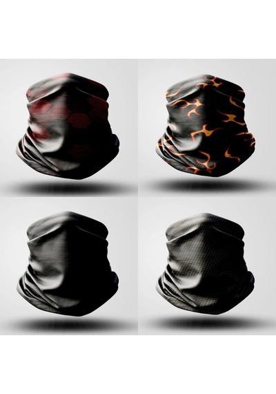 Ulaş Motor Bandana Buff Deltamoto Siyah-gri Benekli