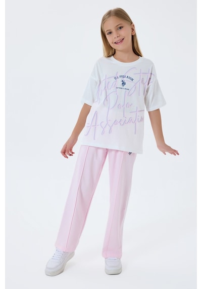 U.s. Polo Assn. Kız Çocuk Pembe Pijama Takım 5274-49881 Pembe
