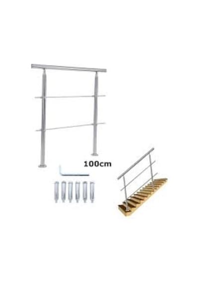 ALÜMİNYUM MERDİVEN TUTUNMA BARI BALKON KORKULUK HAVUZ KORKULUK (300 cm)