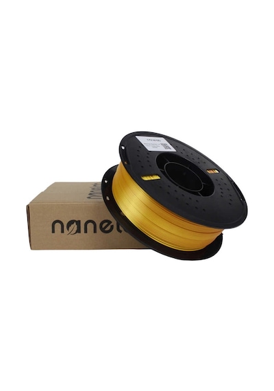 Nanelab Üç Renk Silk Pla Filament - Altın-sarı-kırmızı - 1.75mm - 1kg