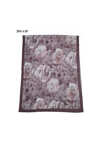 Moonscarfs Moonscarf Bambu Kraş Pamuk Şal Eski Lavanta 203-118 Çok Renkli