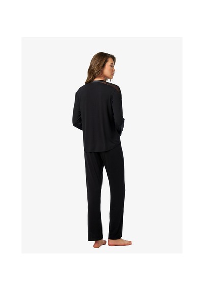 Blackspade Kadın Pijama Takımı 52201 - Siyah