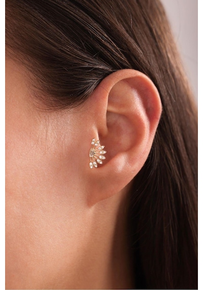Taşlı Sunrise Tragus Küpe