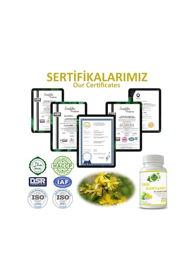 Gökçek Şifa Sarı Kantaron (St John's Wort Capsule) 60 Kapsül
