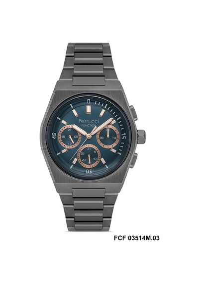 Ferrucci Fcf.03514m.03 Erkek Kol Saati Siyah