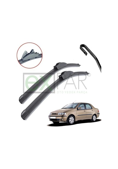 Fiat Albea Ön Cam Silecek Süpürgesi Takımı 2002 - 2005 Model Albea Ön Silecek Sağ Sol