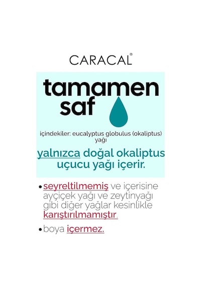 Caracal Saf Okaliptus Yağı Doğal Okaliptus Uçucu Yağı 10 Ml Okaliptüs Yağı