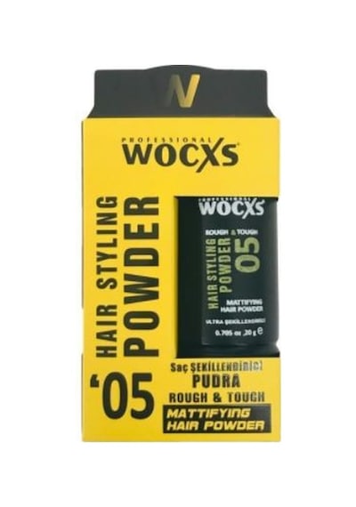 Wocxs Saç Şekillendirici Pudra Wax 05 Sarı 20 G