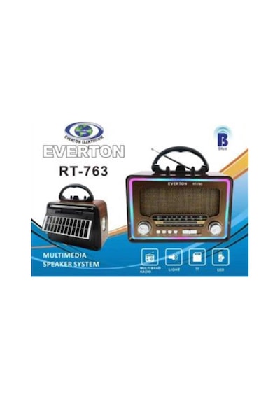 Everton Rt-763 Bluetooth Usb-micro Sd Nostaljik Radyo
