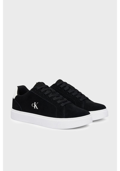 Calvin Klein Süet Sneaker Ayakkabı Ym0ym0143401h Erkek Ayakkabı Ym0ym01434 01h Siyah