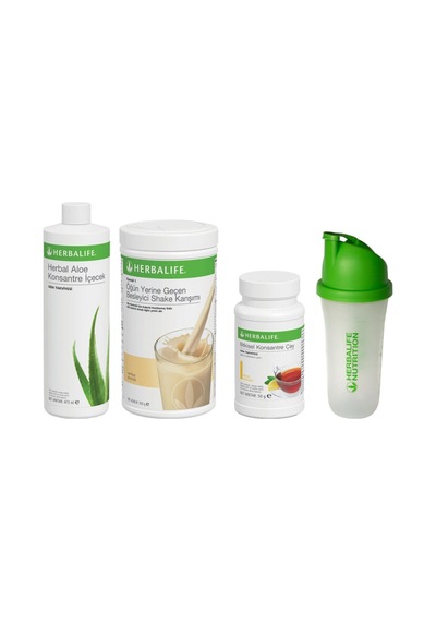 Herbalife Başlangıç Seti 2 1 Vanilyalı Shake Limon 50gr Çay Aloe Hek1083