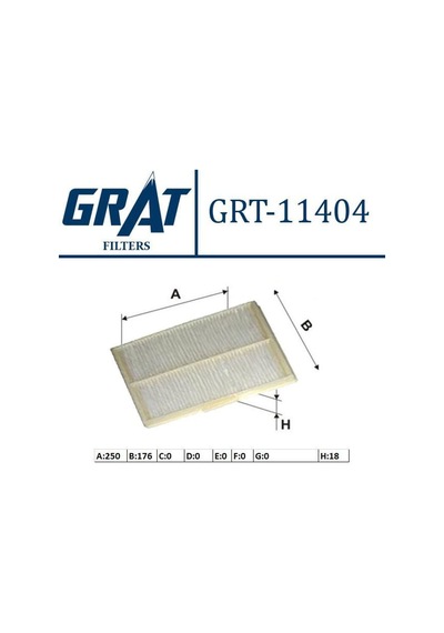 GRAT 11404 Polen Filtresi Megane I 96-03 Ac