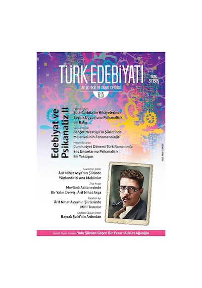 Türk Edebiyatı Dergi 615.sayı Ocak 2025