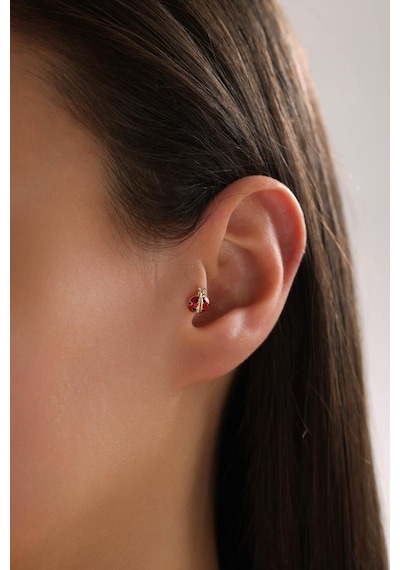 Tufanlar Kuyumculuk Altın Uğur Böceği Piercing Altın