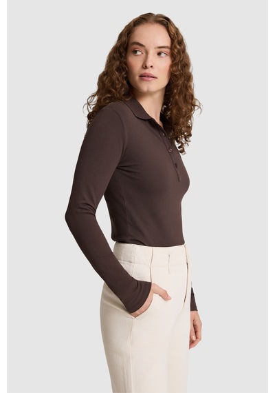 U.S. Polo Assn. Kadın Koyu Kahverengi Basic Sweatshirt 50326760 Vr084