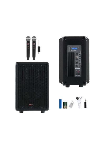Lastvoice Lps-12ma Mikrofonlu Portatif Ahşap Kabin Hoparlör 12 İnç 800w