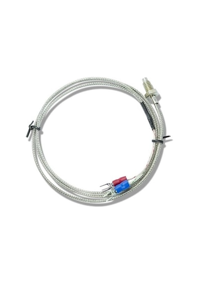 Alkatronik-K-Type Thermocouple 1 Metre Sıcaklık Isı Sensörü 0-800C 6Mm Dişli