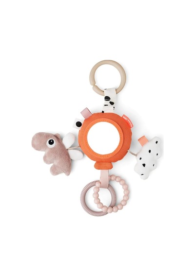 Done By Deer Lüks Happy Clouds Mavi Balonlu Aktivite Aynası Pratik Ve Duyusal Bebek Oyuncağı Bebek Oyuncakları Kırmızı
