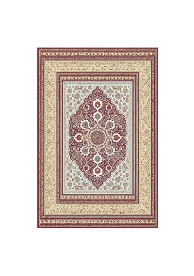 Kartela Halı Vina Halı Jüt Taban Dokuma Halı Bordo - 60 X 90 Cm