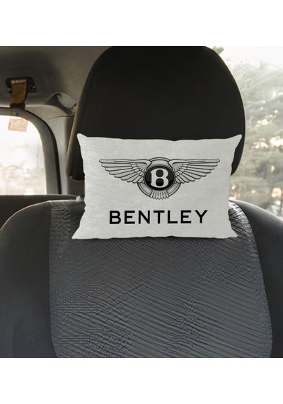 Bk Gift Bentley Tasarımlı Dikdörtgen Araç Koltuk Yastığı-1