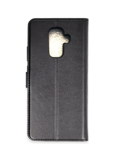 Newface - 229 - Samsung Galaxy Uyumlu A6 Plus 2018 Kılıf Trend S Plus Kapaklı Kılıf - Csmo-tex - - Siyah