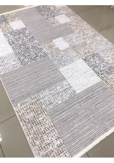 Merinos Halı Vista 76596 957 Serisi Triko Akrilik Salon Oturma Yatak Odası Halısı Gri