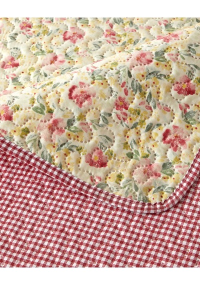 English Home Scarlet Bloom Çift Kişilik Yatak Örtüsü Takımı 200x220 Cm Kırmızı Kırmızı