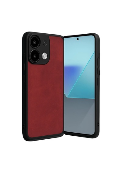 Xiaomi Redmi Note 13 Pro 4g Kılıf Aras Deri Kapak - Kırmızı 0.2M-Çok Renkli