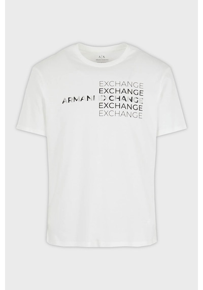Armani Exchange Armani Baskılı Erkek T-shirt Beyaz