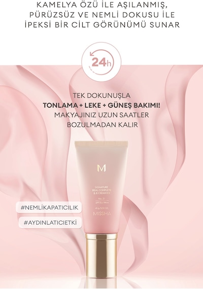 Missha Signature Real Complete BB Cream Hassas Ciltler İçin BB Krem SPF25/PA++ No: 23 45 G