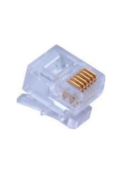Rj12 Jack 6 Pin 100 Adet