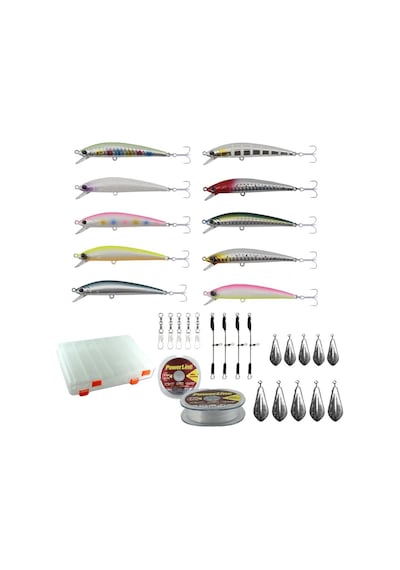 Yek Outdoor Palamut Çinekop Levrek Lüfer Rapala Yem Seti