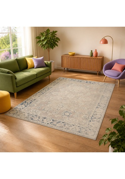 Kartela Halı Lino Halı Jüt Taban Dokuma Halı Bej - 200 X 300 Cm