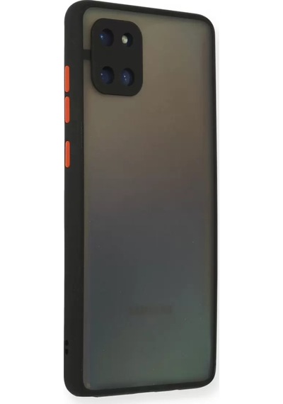 Samsung Galaxy Uyumlu   A81 / Note 10 Lite Kılıf Montreal Silikon Kapak - Siyah -