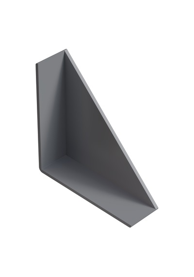 Cateksss 55x55 Mm Köşe Takozu Ral7035 - 2 Li Paket Gri