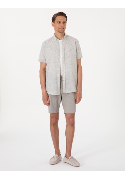Pierre Cardin Erkek Haki Gömlek Kısa Kollu 50307067-vr027 Haki