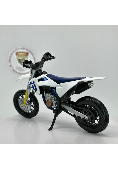 Husqvarna Fs 450 1:18 Diecast Model Motosiklet Detaylı Metal Maketna