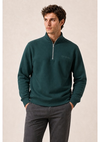 Redline Krivs Bisiklet Yaka Regular Fit Kışlık Sweatshirt Nefti