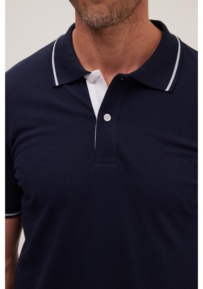 Tudors Erkek Slim Fit Dar Kesim %100 Pamuk Yumuşak Dokulu Serin Tutan Kumaş Düz Pike Lacivert Polo Yaka Tişört-42249 Lacivert Tudors Erkek Slim Fit Dar Kesim %100 Pamuk Yumuşak Dokulu Serin Tutan Kumaş Düz Pike Lacivert Polo Yaka Tişört-42249 Lacivert