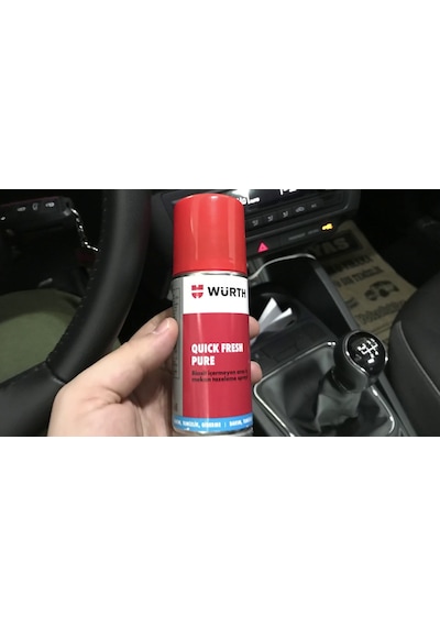 Würth Quick Fresh Araç İçi Temizleme Sprey Kötü Koku  100M