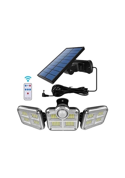Zenviya21 Solar Panelli Uzaktan Kumandalı 122 Led Bahçe Aydınlatması Zenya785